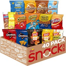 Frito-Lay Ultimate Classic Snacks Package, Variety Assortment of Chips, Cooki...