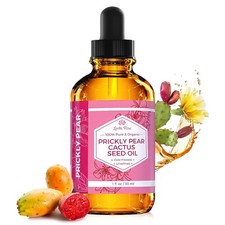 Leven Rose Prickly Pear Seed Oil 100% Pure Organic 1 oz Face & Hair Treatment