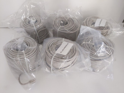 6 Packs - Lorex Cat5e Ethernet Network Cable GRAY 30m Length
