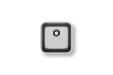 Relia 40 x 40 Polished Undermount Stainless Steel Sink