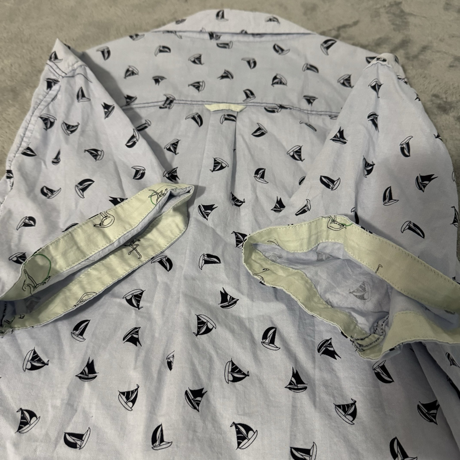 Sovereign Code Sailboat Button Down Flamingo Flip… - image 7