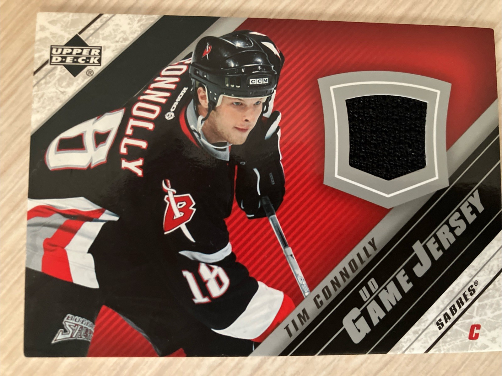 2005-06 Upperdeck Tim Connolly •#J2-CY UD Game Jersey Patch Sabres A486 ...