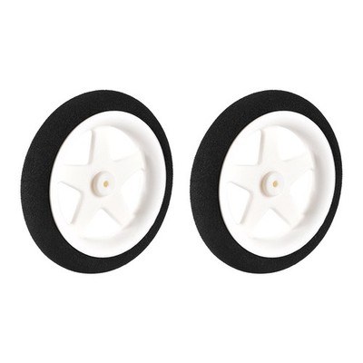 2PCS RC Model Plane Aircraft Wheel Micro Sport Wheel 0.07 inch x 2.16 inch