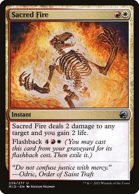 [MTG] Sacred Fire (239) (MID) NM