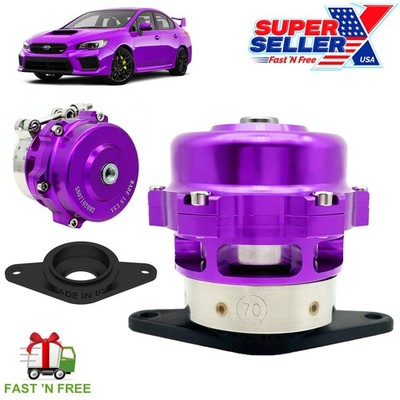BV50 50mm Blow off Valve BOV + Tial Flange Adapter for Subaru 02-07 WRX 04+ STI