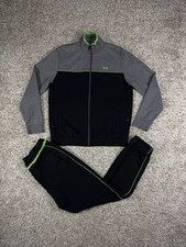 Hugo Boss Skaz Tracksuit Set Gray Black Men's Size XL