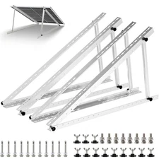 PFCTART 2 Set 46.5 inch Solar Panel Mount Brackets Adjustable Tilt Mount Bracket