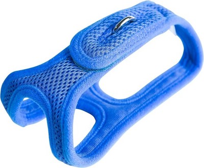 Velpro Mesh Pet Shoulder Harness Collar 1516 Inch Adjustable Blue Dog Vest