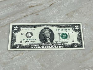 2017A $2 Bill Crisp Uncirculated San Francisco L84653953B