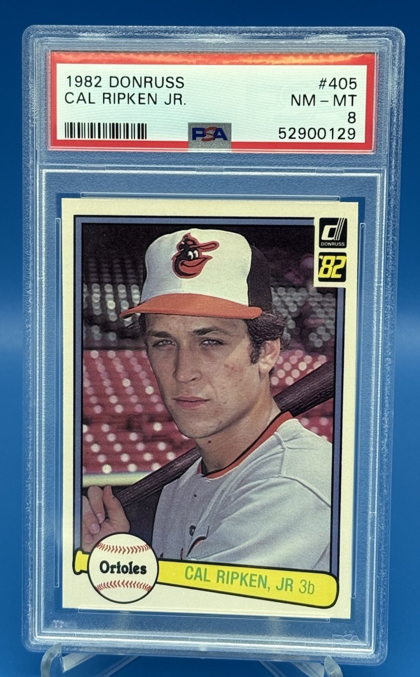 1982 Donruss #405 CAL RIPKEN Jr. RC Rookie PSA 8 Baltimore Orioles HOF