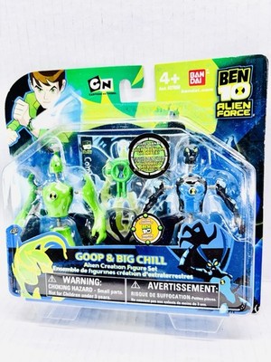Ben 10 Alien Creation Chamber Goop & Big Chill Figure 2-Pack