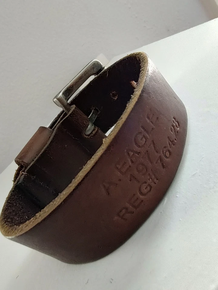 American Eagle Outfitters Genuine Leather Buckle Bracelet Adjustable - Image 2 of 4