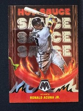 2022 Panini Mosaic - Hot Sauce Ronald Acuña Jr. #HS-4