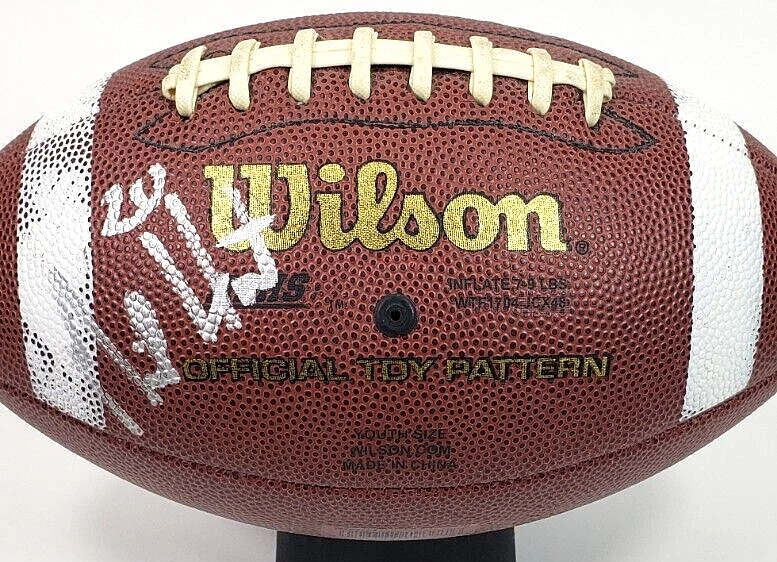 University of Michigan Mike Hart Autographed Football Wilson Youth Size NCAA - Image 3 of 4