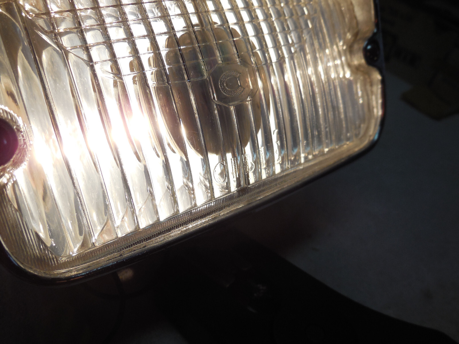 Cibie 85 Nylon Saphir FOG lamp single unit in OE box circa 1965 NOS Maserati