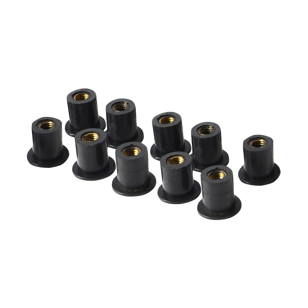 ST 10X Fit Yamaha Honda Harley ATV M5 Rubber Well Nut