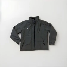 Moerdeng Women's Waterproof Ski Jacket Medium Gray Long Sleeve Coat - No Hood