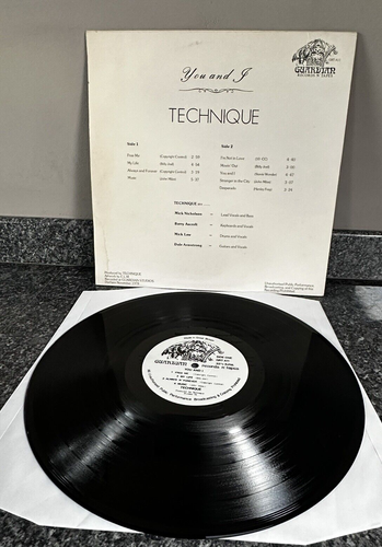 VERY RARE VINYL LP TECHNIQUE YOU AND 1 GUARDIAN RECORDS N TAPES GRT A11 1978 VG+ - Picture 3 of 10