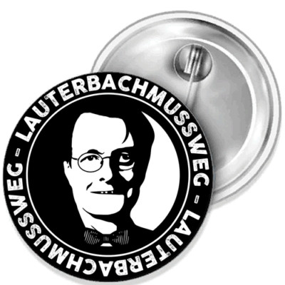 Lauterbach must go button pin various Sizes Bottle Opener Mirror