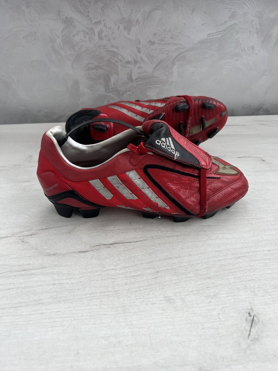 Adidas Predator Powerswerve FG Red Leather Retro Classic Football