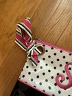 Cosmetic Bag Pouch Small Polka Dot Pink Letter S  — photo 3