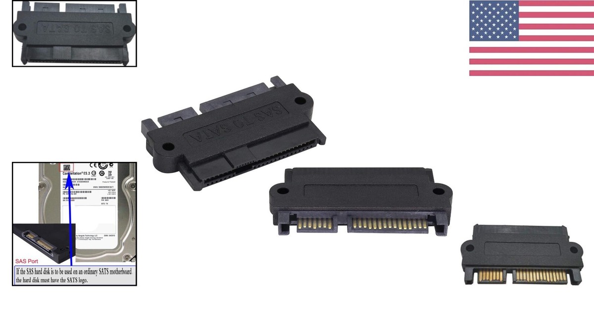 Universal SAS Adapter - Connect SAS HDD to SATA Controller