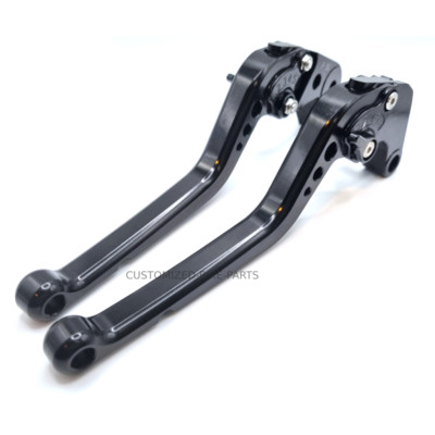 CNC lange schwarze Kupplungs- & Bremshebel für Suzuki GSX-S1000 KOSTENLOSER S 2015-2020