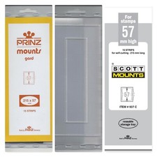 15 Prinz/Scott CLEAR Mounts 215 x 57 FREE U.S. Shipping w/$60 Order