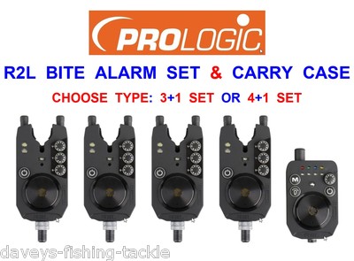 HIGH SPEC PROLOGIC R2L BISSANZEIGER SET FÜR KARPFENANGELN ROD POD BUZZBAR BANKSTICK