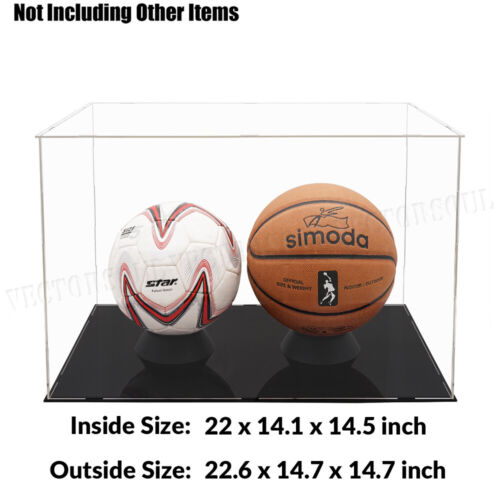 Large Acrylic Display Case Dustproof Box Action Figures for Collectibles Diecast - Picture 11 of 26
