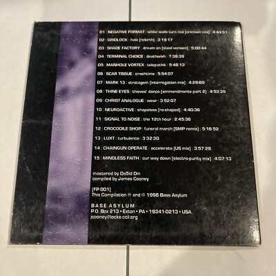 Various Artists Sounds from the Asylum 1 CD) Album. 1998. Rare
