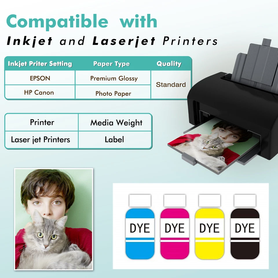 Lot Koala Double Sided Semi-gloss Photo Paper 32lb 8.5x11 11x17 Inkjet Laser - Image 3 of 4