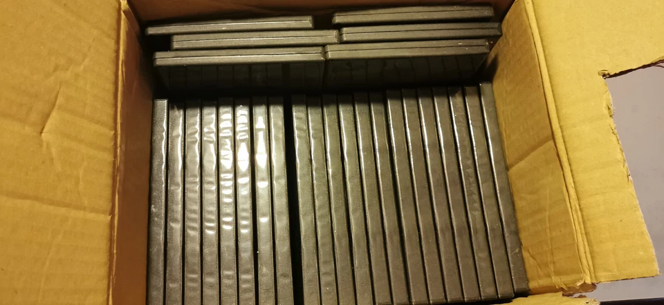 27 pezzi Custodia Singola DVD CD BLU-RAY Nera Copertina - Immagine 2 di 2