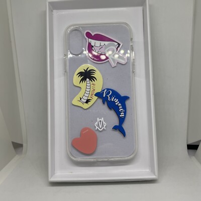 RIMOWA iPhone Case for XS/X aluminum silver & sticker design | eBay