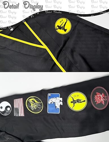 NEU Cobra Kai Kostüm Gi für Kinder, Karate DressUp Cosplay Halloween (Größe: S) - Bild 6 von 6