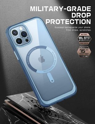 For iPhone 13 Pro, SUPCASE Shockproof Case Premium Back Cover Compatible MagSafe
