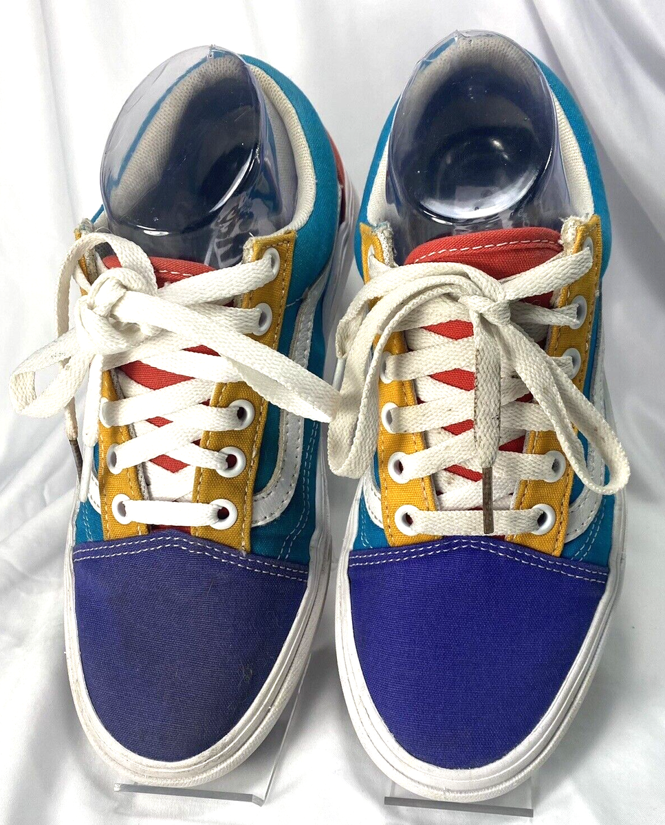 VANS ComfyCush Men Size 5.5 Shoes Women Size 7 Multi Color Canvas