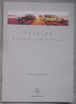 June 1996 Mercedes C-Class and E-class estates Price List