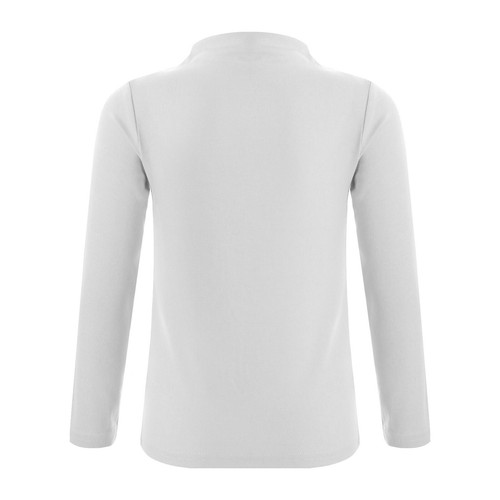 Kids Girls Tops Cotton Homewear Mock Neck Loungewear Casual T-shirt Undershirt - Picture 14 of 92