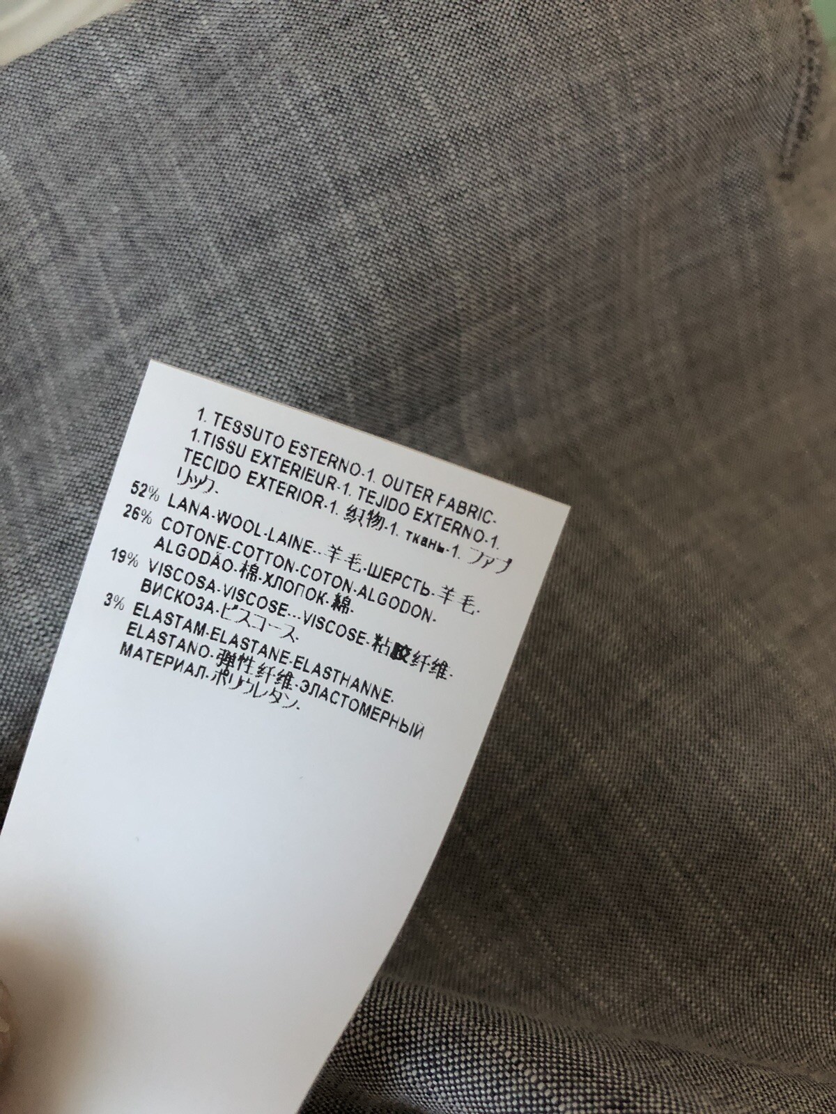 Versace Collection Wool Blend Gray Blazer Jacket … - image 8