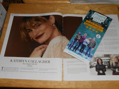 jagged little pill Musical Broadway FLYER + Kathryn Gallagher magazine clipping