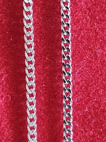 CIONDOLO SIL ARGENTO GRAZIOSO OPALE COLORATO AUSTRALIANO, CATENA CURBY 18" ELEGANTE NOS - Foto 5 di 7