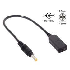 USB3.1 Type C USB-C DC 20V 4.0 1.7mm Power Plug PD Emulator Trigger Charge Cable