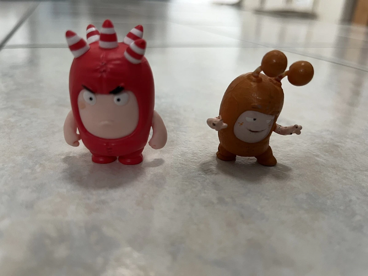 Oddbods Anime Cartoon Figures Fuse Slick Toys Dolls Plastic One