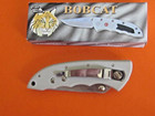 Frost Cutlery Bobcat Button Lock Folder 6 1/2” Open. 3 1/2" Closed. 3” blade. — photo 4