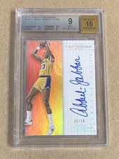 2014-15 Panini Preferred on card Kareem Abdul-Jabbar Auto 31/50 BGS 9 $599.99