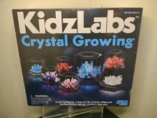 KidzLabs 4M Crystal Growing Science Kit Ages 10 growing experiments Sealed NIP