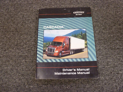 2017 Freightliner Cascadia CA113 CA116 Trucks Operator Maintenance Manual