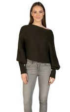 NEW Love Token 'Franklin ' Dolman Sweater M Olive Green 159