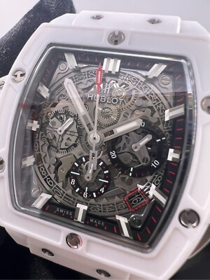 Hublot Spirit of Big Bang 42mm White Ceramic Watch Ref Hublot Spirit of Big Bang 42mm White Ceramic Watch Ref